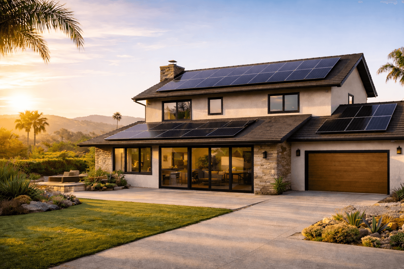 New York home with solar panels - Care Plus energy savings